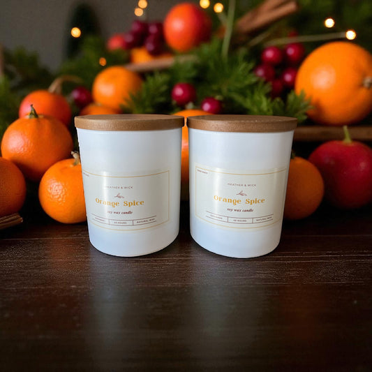 Orange Spiced Soy Wax Candle 220g